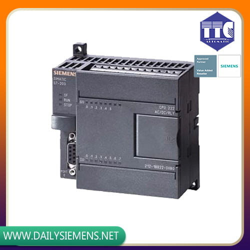 6ES7212-1BB23-0XB8 | S7-200 CPU 222 8DI DC/6 DO RELAY