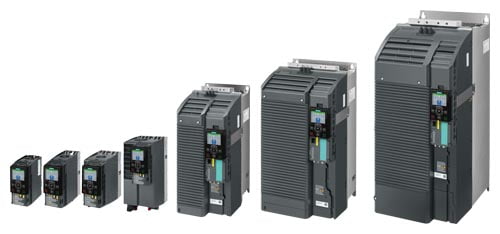 SINAMICS G120C, frame sizes FSAA to FSF, with Intelligent Operator Panel IOP‑2