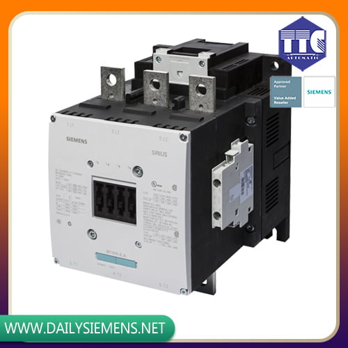 3RT1075-6AP36 | CONTACTOR AC-3 400 A 200 kW / 400 V 2NO + 2NC