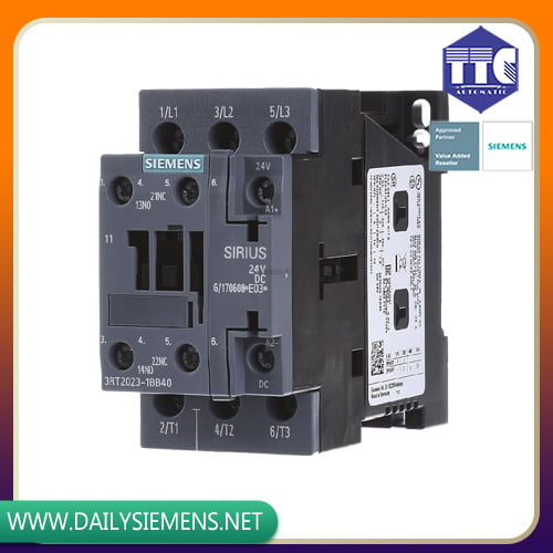 3RT2023-1BB40 | CONTACTOR AC-3 9 A 4 kW / 400 V 1 NO + 1 NC