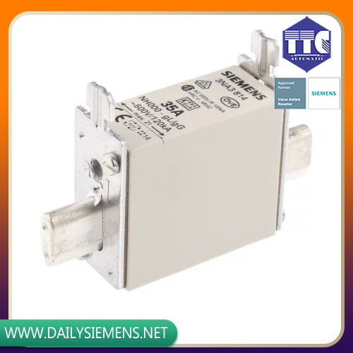 3NA3814 | CẦU CHÌ LV HRC IN 35 A gG Un AC 500 V Un DC 250 V