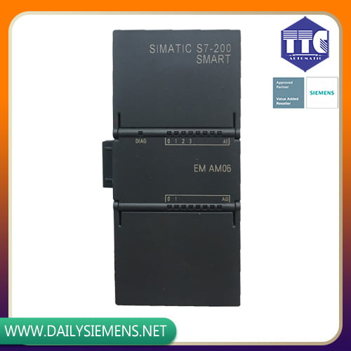 6ES7288-3AM06-0AA0 | MÔ ĐUN S7-200 SMART I/O SM AM06 4 AI/2 AO