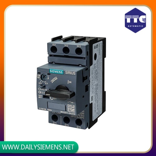 3RV2011-0BA10 | Cầu dao bảo vệ motor 0.14...0.2 A