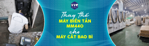 Thay thế biến tần MM440 cho máy cắt bao bì